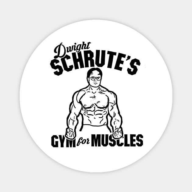 Dwight Gym for Muscles The Office Magnet by truefriend